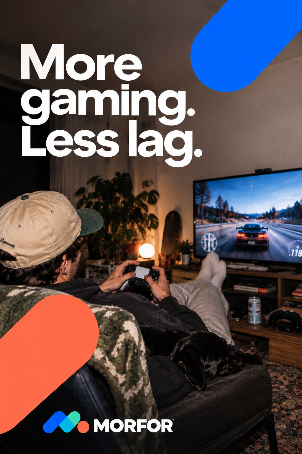 Morfor gaming campaign advertisement