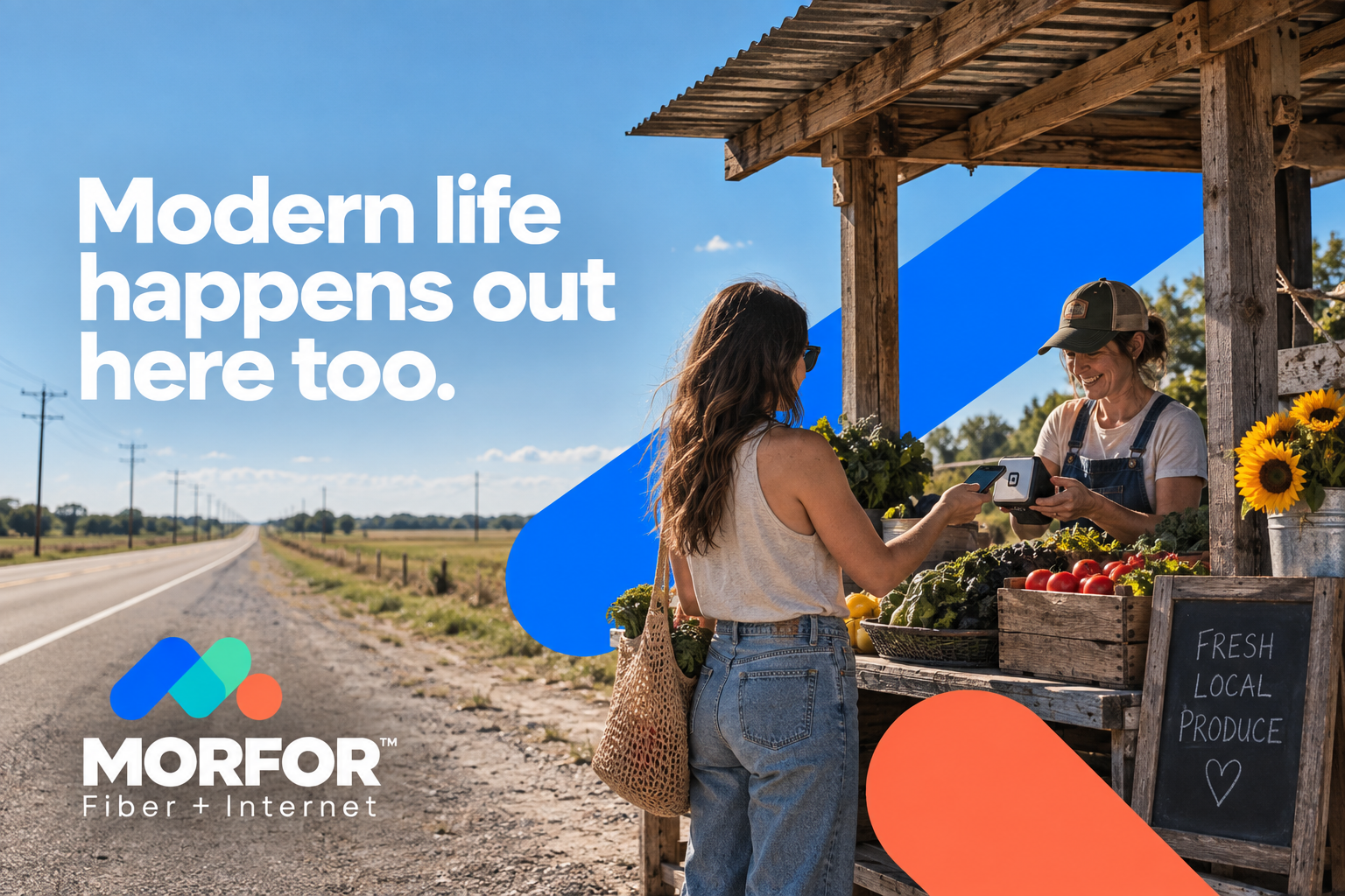 Morfor connected-life campaign advertisement